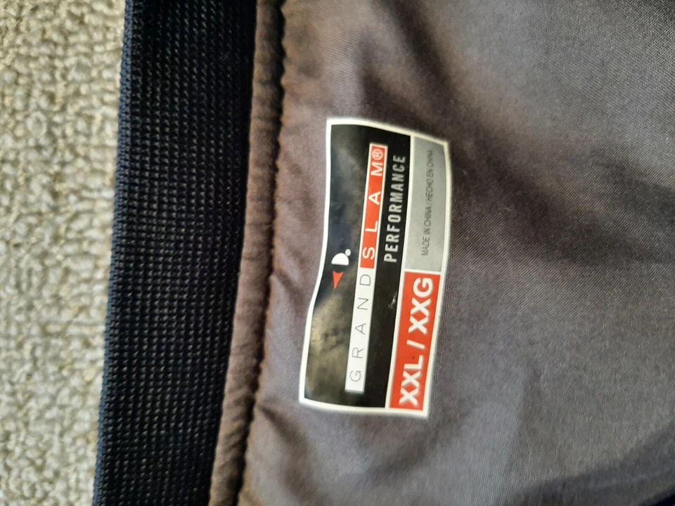 Chaqueta cortavientos Grand Slam XXL azul oscuro mangas antideslizantes para hombre Foto 4 de 4