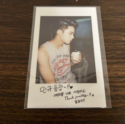 SEVENTEEN ミンギュ boys be トレカセットセブチ mingyu SEVENTEEN MINGYU Photo card 2nd mini album BOYS BE 2015 Limited