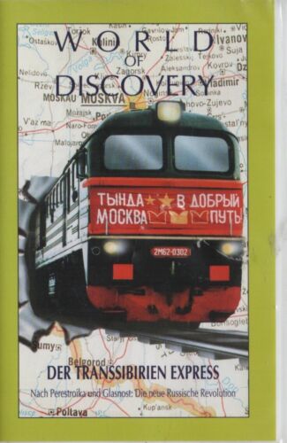 VHS-WORLD OF DISCOVERY "Der Transsibirien Express" Moskau-Bahnstrecken der Welt - Bild 1 von 2
