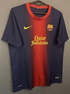 NIKE FC BARCELONA 2012/2013 HOME FOOTBALL SOCCER SHIRT JERSEY SIZE