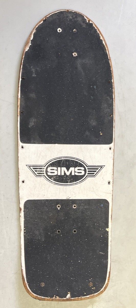 Vintage Rare 80's Sims Kamikaze Skateboard Deck Used VERY