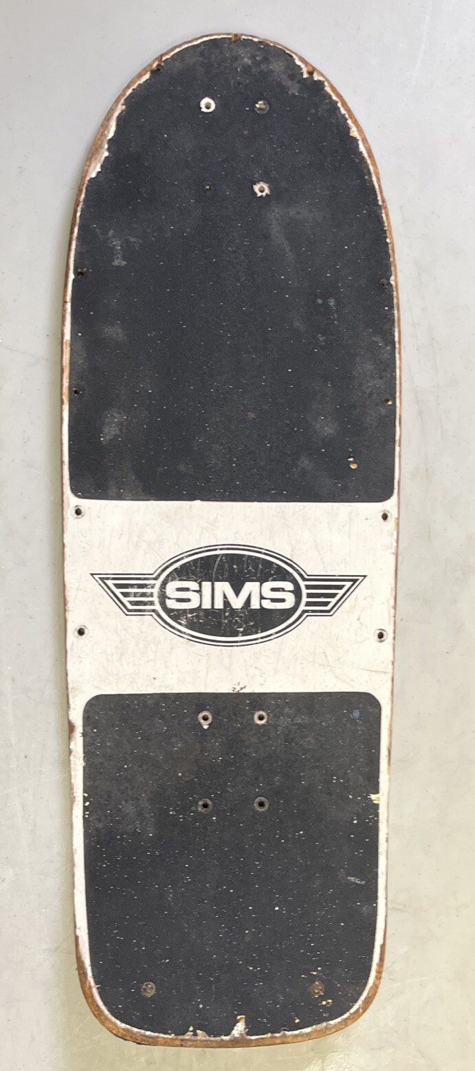 Vintage Rare 80’s Sims Kamikaze Skateboard Deck Used VERY COLLECTABLE!!!