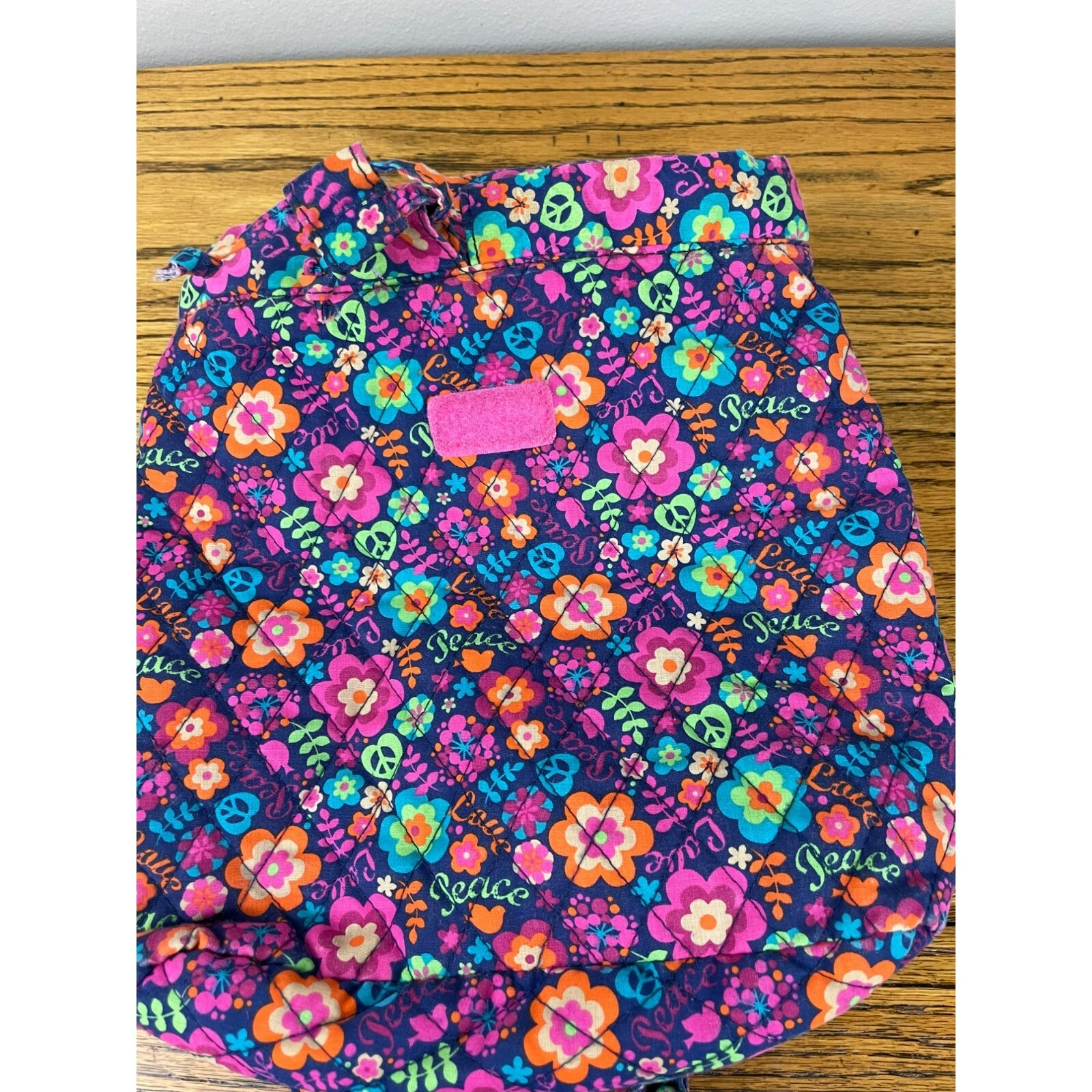 Small Floral Backpack Multicolor Adjustable Strap… - image 5