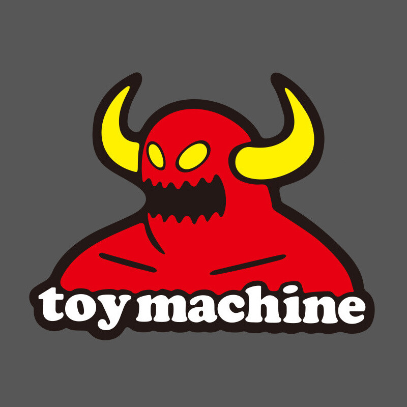 3pcs Toy Machine Logo Vinyl Sticker Skate Luggage Car Laptop Phone