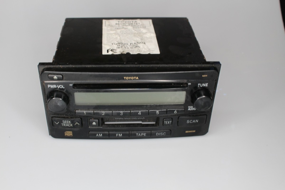 03-05 Toyota Highlander RAV4 Celica Radio Cd Cassette 16844 86120