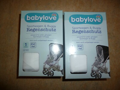 Babylove DM Regenschutz Regenverdeck fr Buggy & Sportwagen NEU in Wei |  eBay.de
