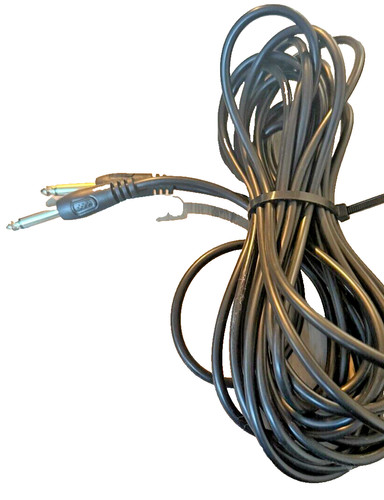 Speaker Cable - 1/4 inch TS to 1/4 inch TS - 25 foot