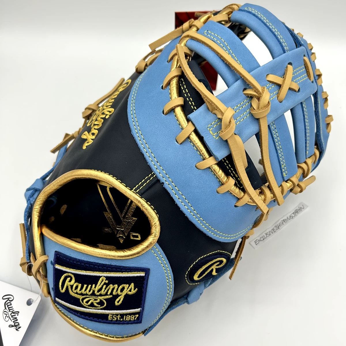 Navy blue baseball best sale glove