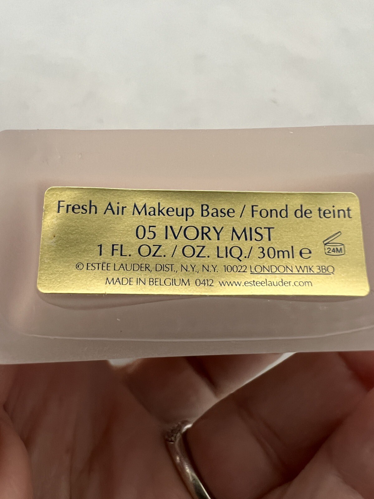 Estee Lauder Fresh Air Liquid Makeup Base Foundation 1oz Ivory Mist New