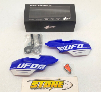 UFO Plastics Vulcan Handguards Blue w/ Mounts Hand Guards PM01650-089 0635-1398