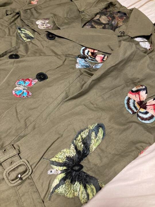 【VALENTINO】butterfly embroidery suits Valentino Butterfly Embroidery Two Button Notch Lapel Suit