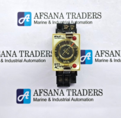 FUJI ELECTRIC | ST7P-2 | 3A 240VAC | 0 TO 3 | MIN | TP88X1 | TIMER MIT SOCKEL