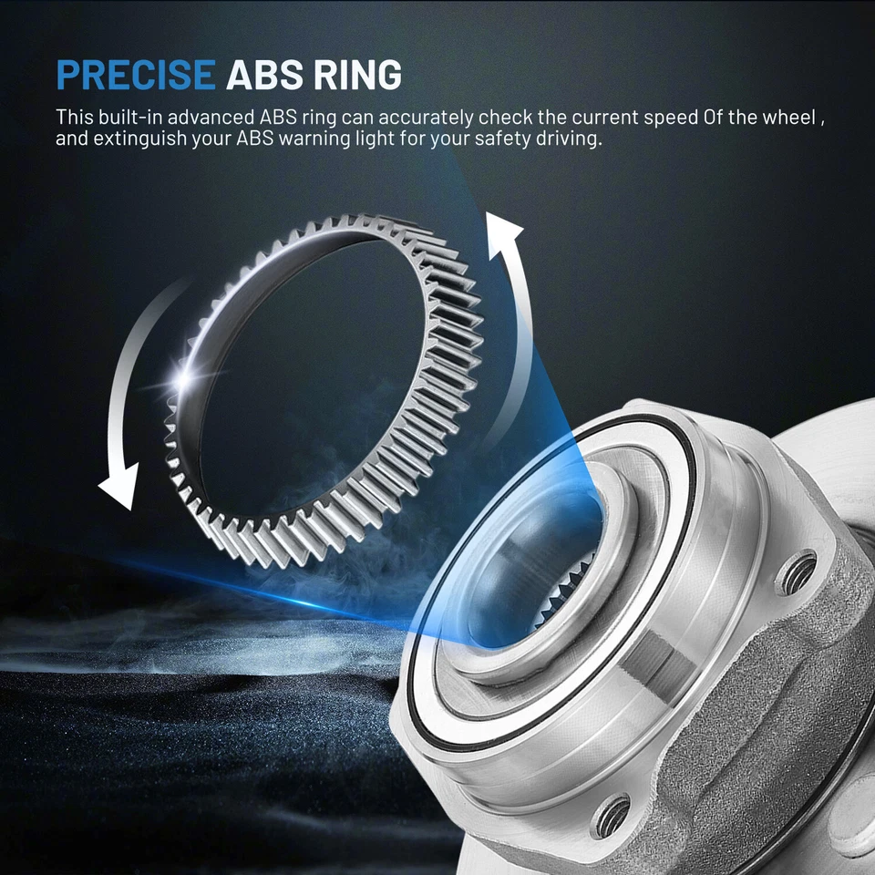 2x Front Wheel Hub & Bearing for 2008-2016 Chrysler Town Country 3.6L V8 513273 - Изображение 4 из 4