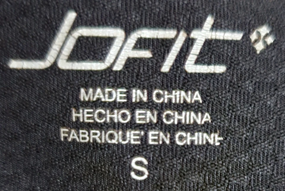 Jofit Womens Shirt Top Blouse Size S Black - Image 2 of 4