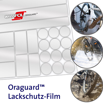  97,86/m² Lackschutzfolie Fahrrad E- Bike Rahmen MTB 33-teil BMX Set transparent