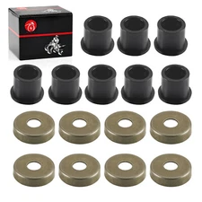 8 Front A-Arm Bushing &Cap For Polaris Outlaw 50 90 110 Sportsman 90 110 RZR 170