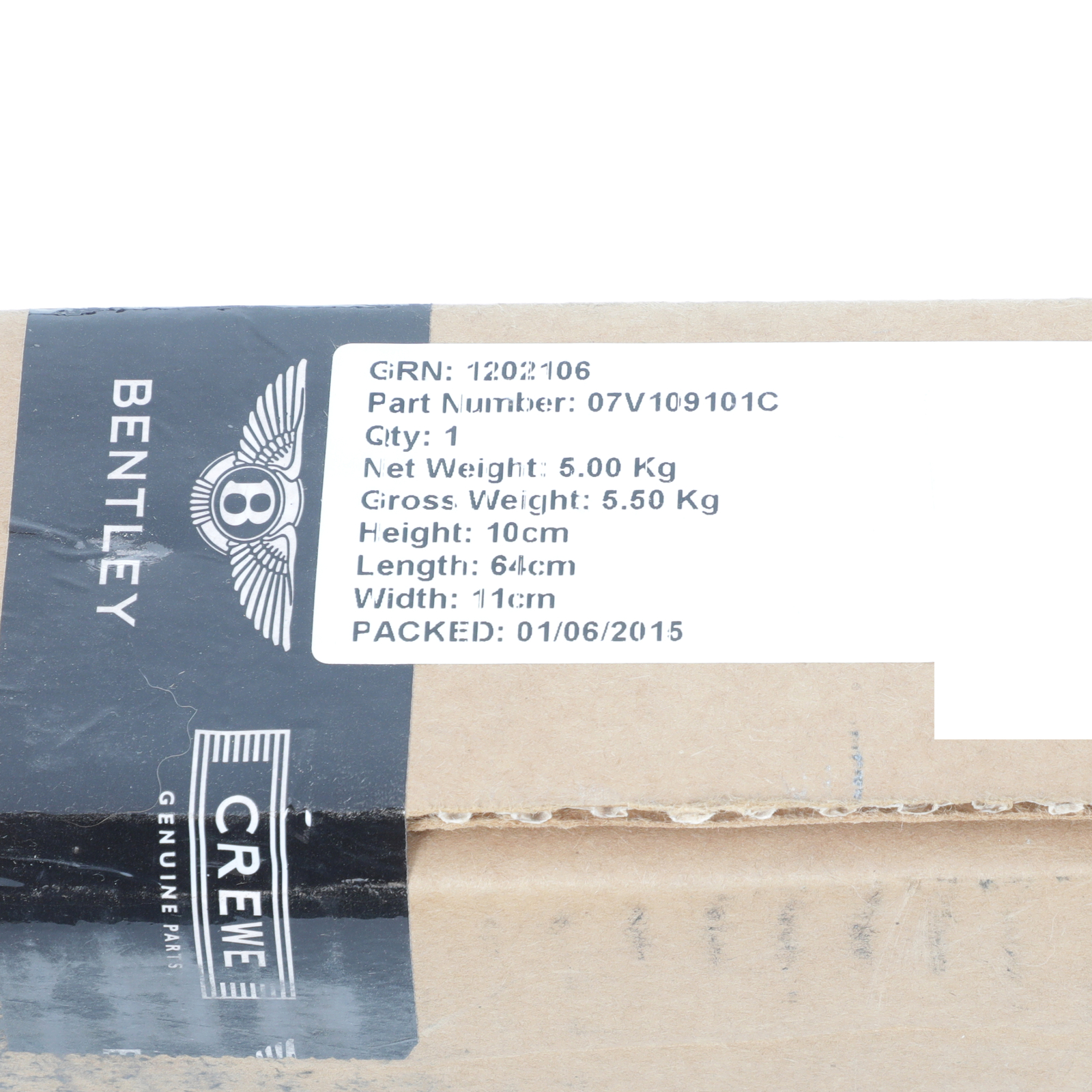 GENUINE BENTLEY 2010+ Mulsanne Engine Camshaft Assembly OEM NEW 07V109101C