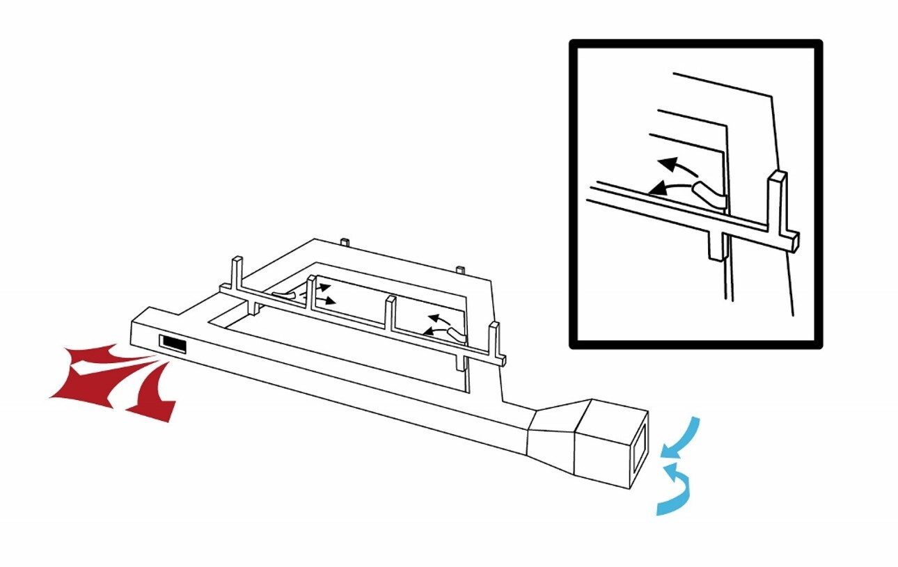 Airculator Masonry Wood Fireplace Blower Heat Exchanger Add 20K Btu's HE13901