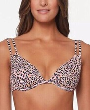 Sanctuary Lotus Pink Pretty Exotic Underwire Bikini Swim Top Sz- S