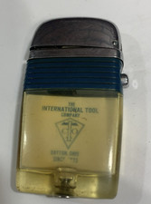 Vintage Scripto VU-Lighter Blue Band International Tool Company Made In USA!