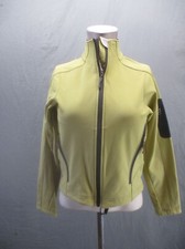 REI Size XS Women Yellow Zip Up Stand Collar Pocket Stylish Softshell Jacket 862