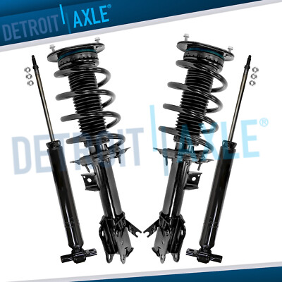 Front Struts w/ Coil Spring Rear Shocks Kit for Ford Edge Lincoln MKX Nautilus