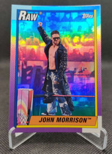 2021 Topps Heritage WWE Rainbow Foil #20 John Morrison wrestling card
