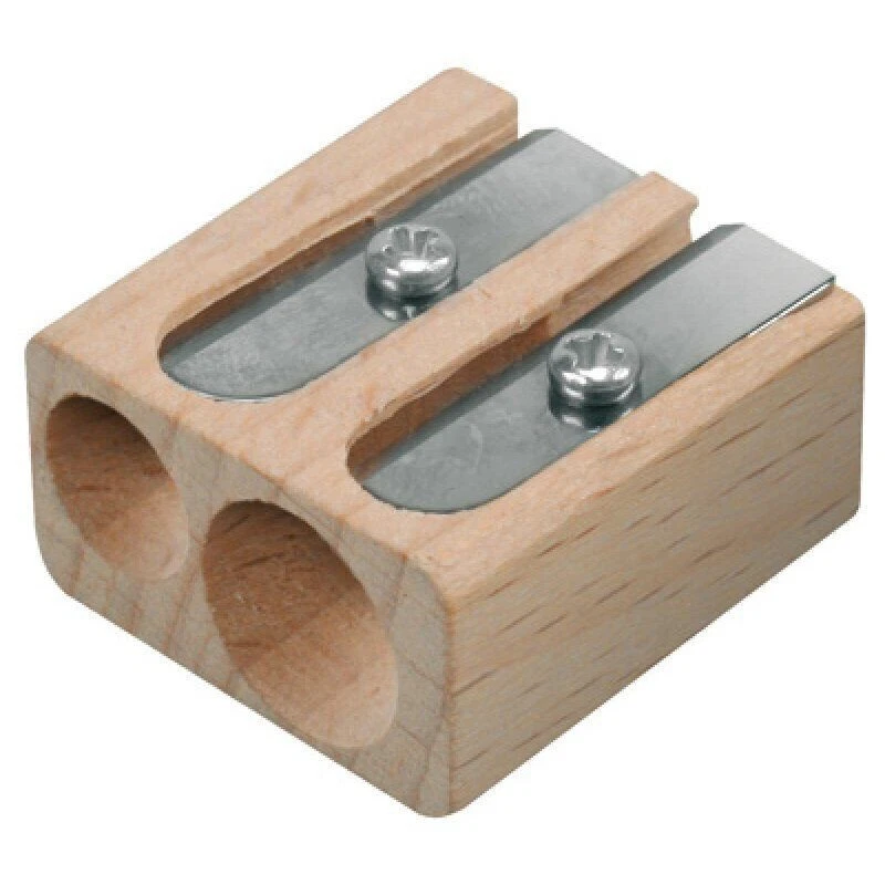 LYRA Doppelspitzer Spitzer Anspitzer zweifach Buche Holz Pro Natura