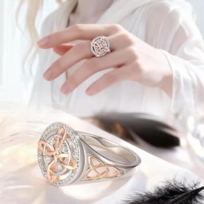 New Handmade Witch s Return-Knot Protection Ring , Witches Knot Ring Women Gifts
