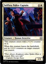 Selfless Police Captain 12 Common Marvel's Spider-Man Magic: The Gathering NM