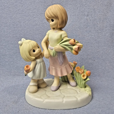 SIGNED Precious Moments Gentle Is A Mother s Love Tulips Daughter 740004 NIB