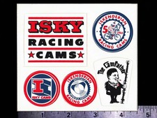 Isky Iskenderian Racing Cams - Original Vintage 1960s 70s Decalsticker Sheet