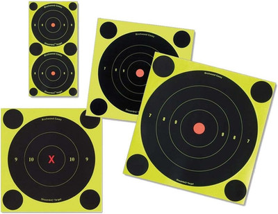 Bull'S-Eye Reactive Targets - Highly Visible Instant Feedback Self-Adhesive Shoo