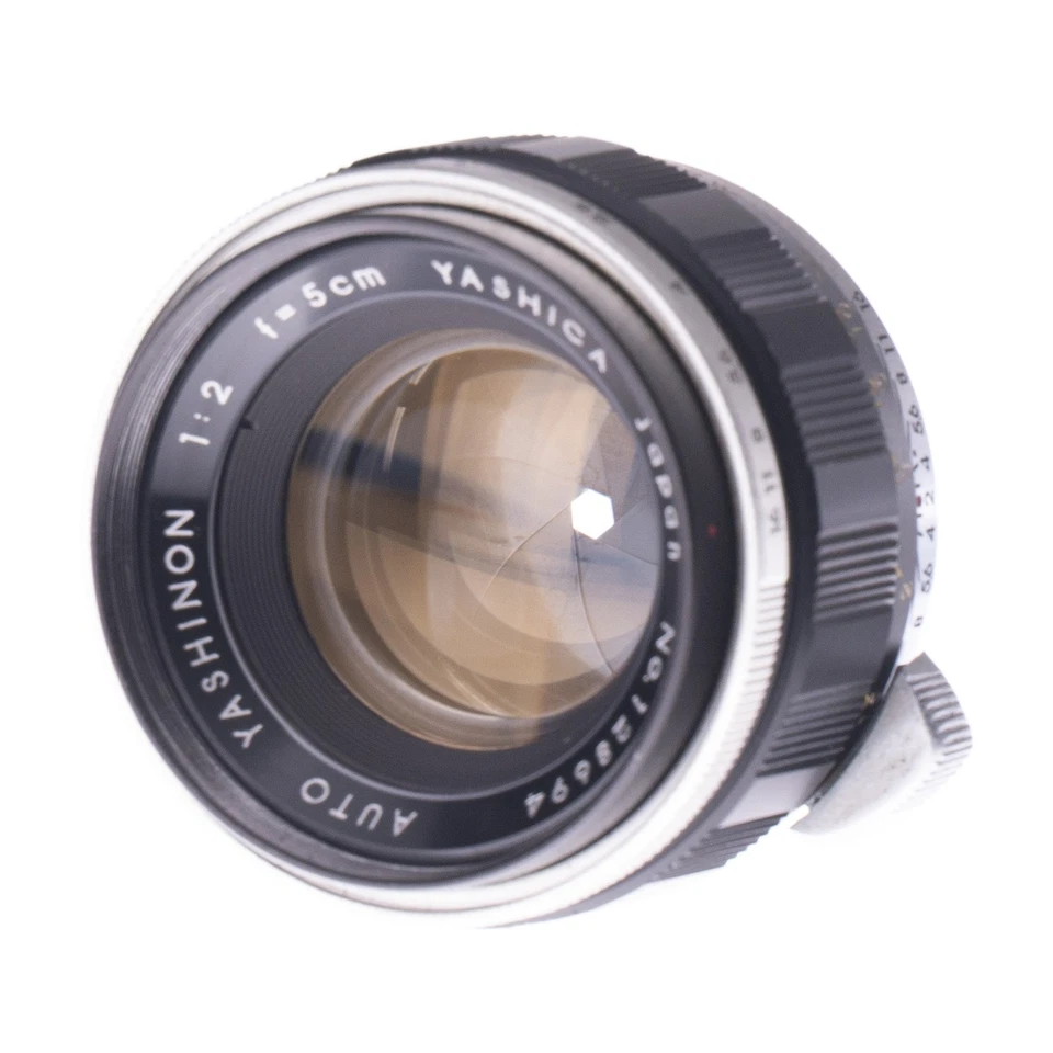 Lente fotográfica reparada Yashica Auto Yashinon 50 mm F2 RARA | ¡Montaje con tornillo M42! Foto 2 de 4