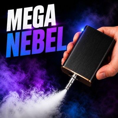 Tragbare Nebelmaschine Mini Fog Machine LED Effekt Bühne DJ Party Outdoor