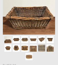 EXTREMELY RARE ANTIQUE 20th Century French Basket