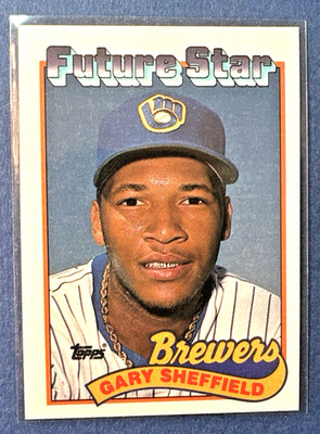 1989 Topps #343b Gary Sheffield RC ROOKIE F212