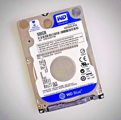 WD Blue 500GB 2.5'' SATA III Laptop HDD WD5000LPCX   5400RPM   Tested Working