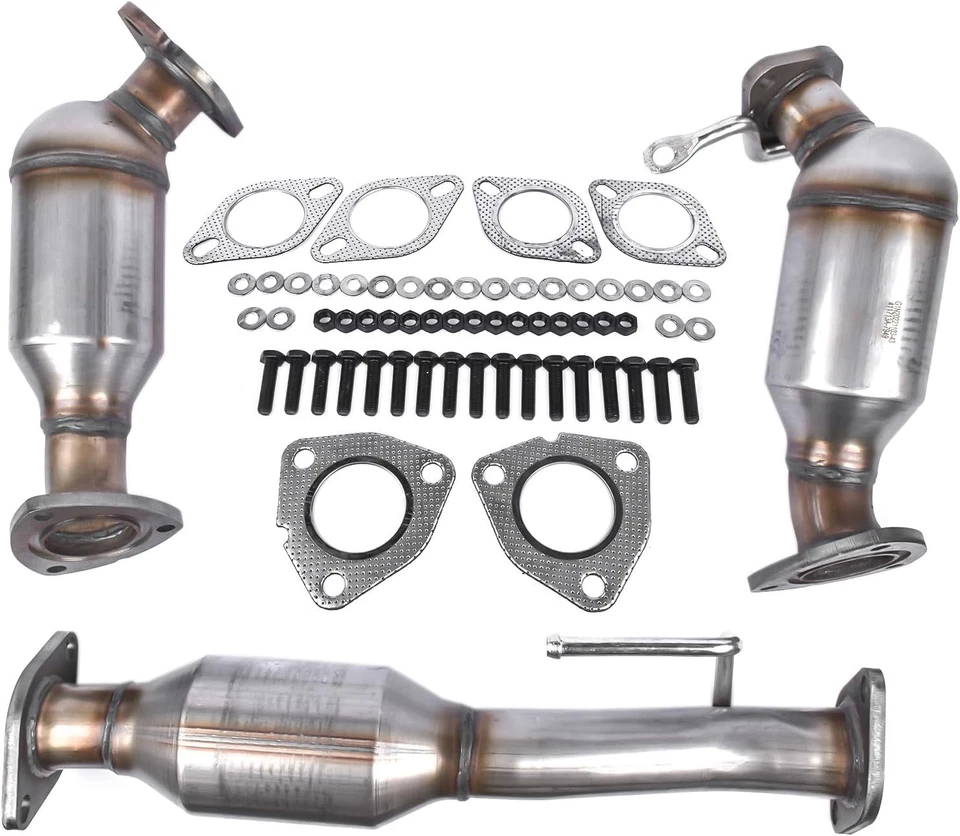 3 件装催化转换器兼容别克飞地雪佛兰 Traverse GMC Aca... — 第 4/4 张图片