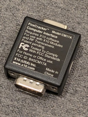 X-10 Powerhouse FireCracker Computer Interface Model CM17A BRAND NEW X10
