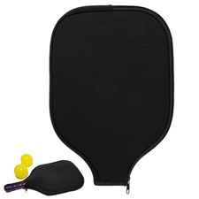Pickleball Paddle Cover, Elongated Pickleball Covers Black Pickleball Case Pi...