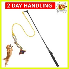 Flirt Pole for Dogs Interactive Dog Toys for Large Medium Small Dogs Chase an...