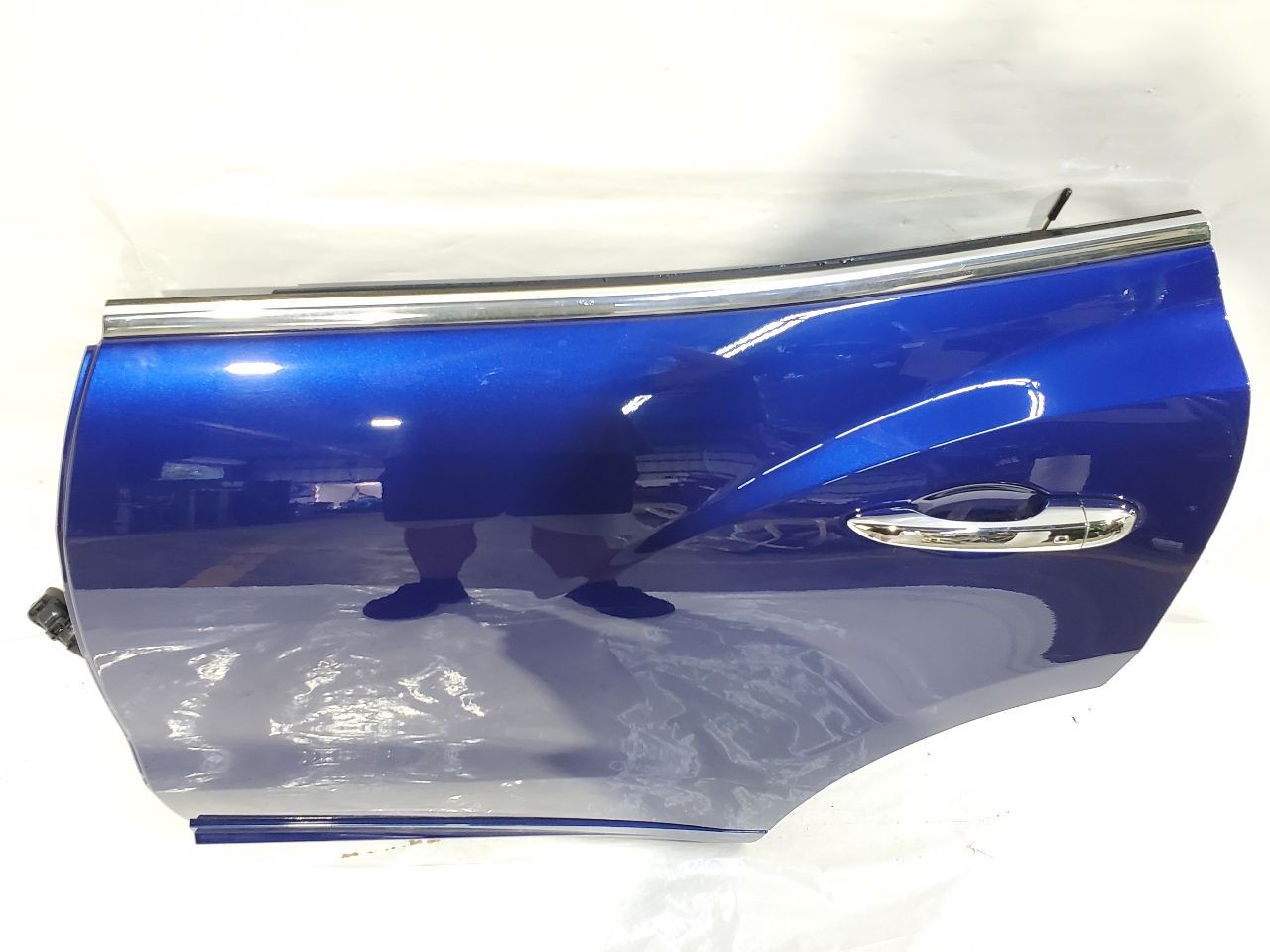 2017 2022 Maserati Levante OEM 406 Blue Emozione Left Rear Bare Door Shell