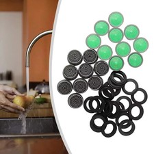 20x Faucet Aerator Inserts Tap Flow Restrictor Filter Sink Basin Replacement UK