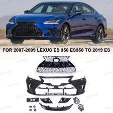 New Front Bumper Cover Kit For 07-09 Lexus ES350 Conversion to 2019+ ES Style