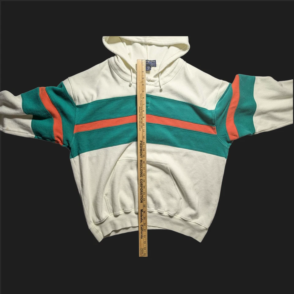 Abercrombie Fitch Country Clothes XL sudadera con capucha para hombre pulóver a rayas Foto 4 de 4