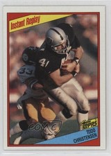 1984 Topps Instant Replay Todd Christensen #106 17qs