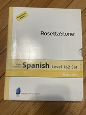 NEW Rosetta Stone Spanish Level 1  2 Set Homeschool Edition Language Learning
