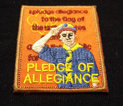 Cub Scouts Pledge Of Allegiance Patch BSA