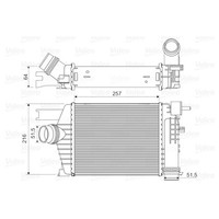 LadeluftküHler Valeo 818343 FüR Renault Dacia Clio Iv Grandtour Captur I